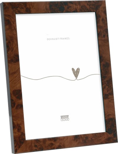 Deknudt Frames fotolijst S47EG1 - wortelhout met zwart - 10x15 cm