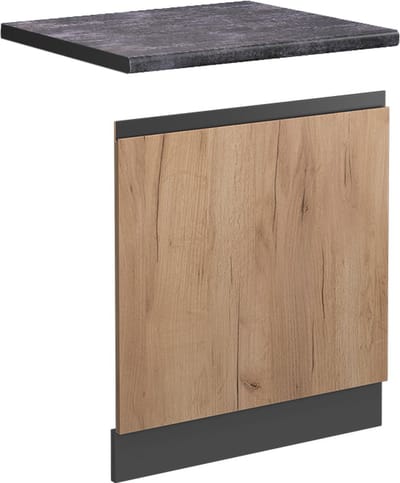 Vicco R-Line Frontpaneel – 60 cm, WB Antraciet Krachtige eik goud
