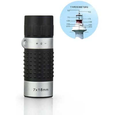 7x18 Pocket Monoscoop Coördinaten Buitenshuis Bezienswaardigheden Draagbaar Mini Hoge-kracht HD Bril