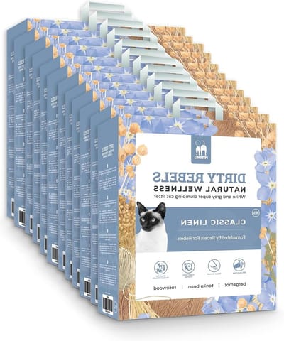 Kattenbakvulling Natuurlijk - Kattenzand Klontvormend - Hygiënisch Huis - 100% Natuurlijke Materialen - 12 x 9.5 liter - Niet gespecificeerd
