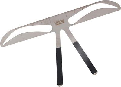 DIY Wenkbrauwpatronen Stencil voor Perfecte Wenkbrauwen, Meting en Grooming Tool voor Microblading en Permanente Make-up