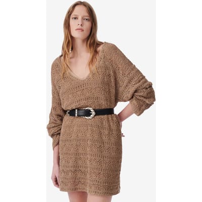 IRO Paris Lizami Dress Cappucino Maat: XS | Mini Jurken Outlet | Dames | Bruin