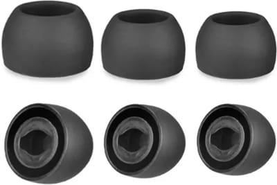 Ibley ComfortFit Siliconen tips voor Samsung Galaxy buds pro zwart - Siliconen Earplug - S/M/L formaat - 3 paar - 3 maten