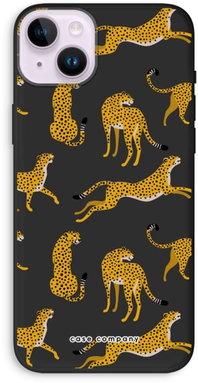 Case Company® - Hoesje geschikt voor iPhone 14 Plus hoesje - Luipaard - Biologisch Afbreekbaar Telefoonhoesje - Bescherming alle Kanten en Schermrand