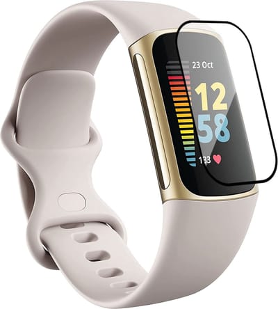 Screenprotector geschikt voor Fitbit Charge 5 - Screenprotector