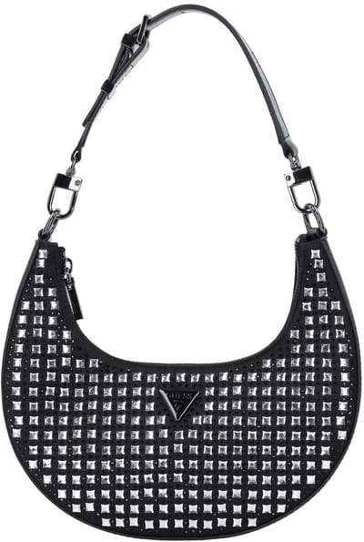 GUESS Schoudertas Avondtas Lua Mini Hobo Black Zwart