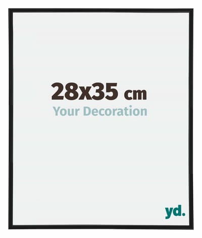 Your Decoration - Fotolijst 28x35 cm - Kunststof - Zwart Mat - Annecy