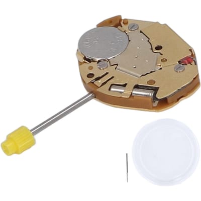 Mouvement à quartz GL30 en or avec pile et tige, accessoire de réparation gray