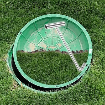 Ronde Putafdekking - Afvalwater Deksel - Buitenruimte Afdekken - Onzichtbaar Ontwerp - Diverse Maten