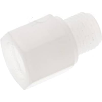 Verlengnippel G1/8'' Buitendraad X Binnendraad PVDF 10bar FDA 14mm Hex