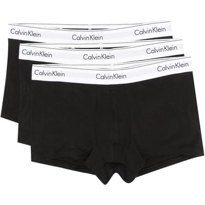 Calvin Klein FW22 Logo Boxer Briefs Lot de 3 Sous-vêtements Homme Noir 000NB2380A-001 S