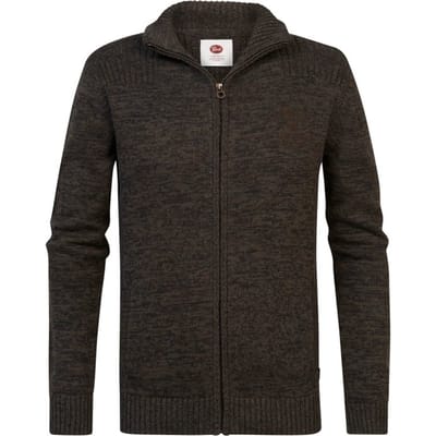 Petrol Industries  - Maat XL - Heren Gebreid Vest - Bruin