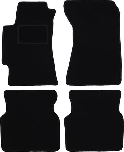 Zwarte veloursmatten voor: Subaru Impreza II GD sedan, stationwagen (2000-2007)