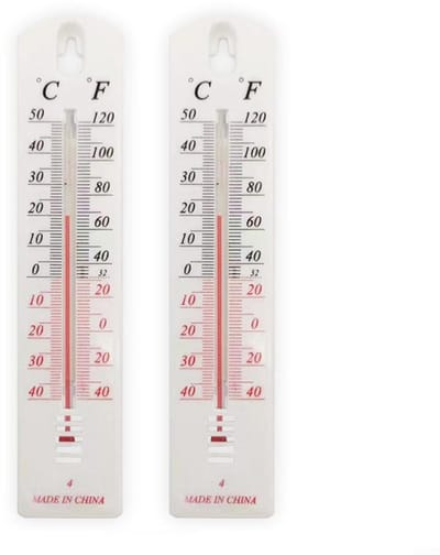 Dubbele Wandthermometer Binnen Buiten voor Huis, Kantoor en Tuin