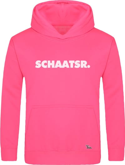 Schaatsen Kids Hoodie SCHAATSR. Roze
