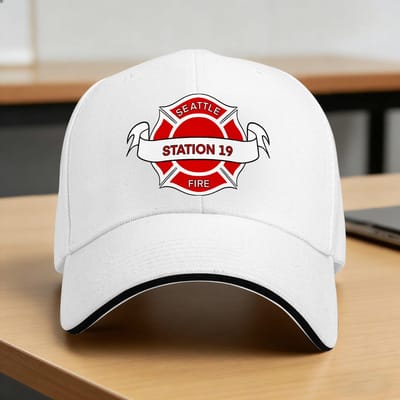 Seattle Brandweer Badge Casual Baseballpet Outdoor Sport Truckerpet Lente Zon Mannen Vrouwen Stijlvolle Baseballpetten One Size