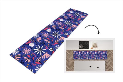 Keukenloper - Loper keuken - Patronen - Abstract - Bloemen - 200x50 cm - Keukenloper vinyl