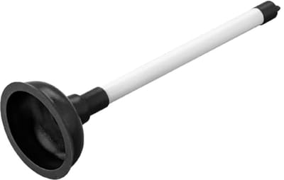 Zuignap met 225 mm handvat en 150 mm diameter - Wit