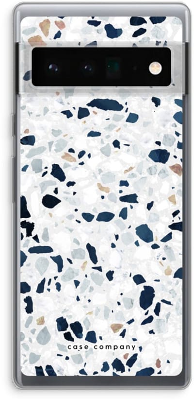 Case Company® - Hoesje geschikt voor Google Pixel 6 Pro hoesje - Terrazzo N°1 - Soft Cover Telefoonhoesje - Bescherming aan alle Kanten en Schermrand
