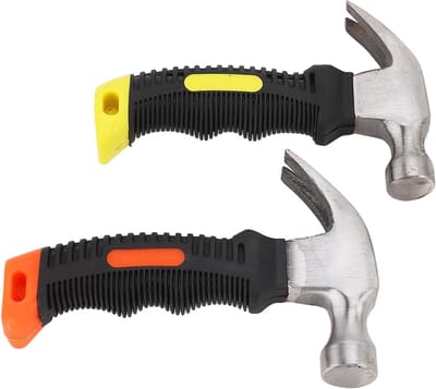 Klouhamer Set - Mini Trekker - Klusklare Hulp - Twee Stuks - 50 Gram - Zwart