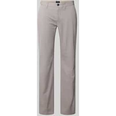 Klein motief broek met achterzakken