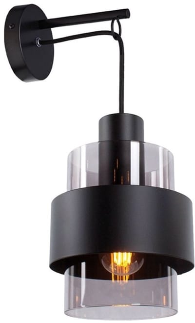 Freelight - Wandlamp Chiasso H 40 cm zwart