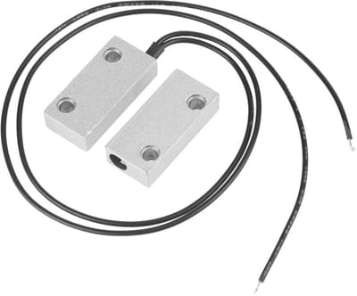 Dailygoody - Deurcontactalarm - Bedrade magnetische sensor - Voor deur- en raamsensor - Zilver - Huisbeveiliging - Veiligheidssysteem - Geschikt voor