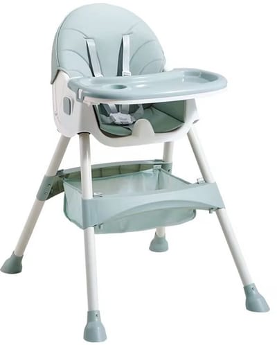 Baby Eetstoel – Draagbare Kinderstoel voor Voeden en Eten – Opvouwbare Babystoel 0–12 Maanden – Veilig en Gemakkelijk Schoon te Maken