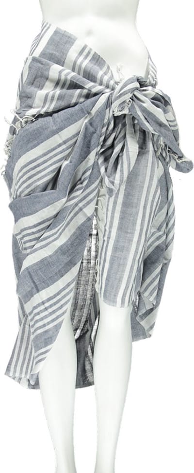 Pareo Omslagdoek Beach Navy