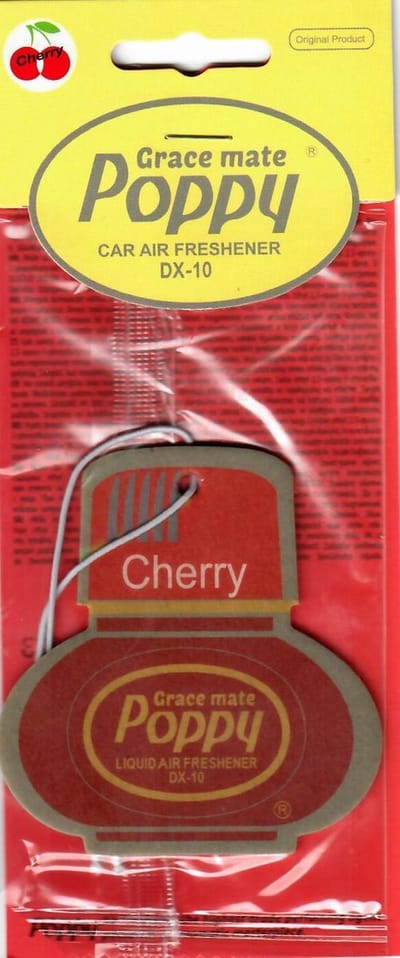 Poppy Grace Mate ® Geurhanger Kersen - Perfume - Luchtverfrisser auto – Geurhanger