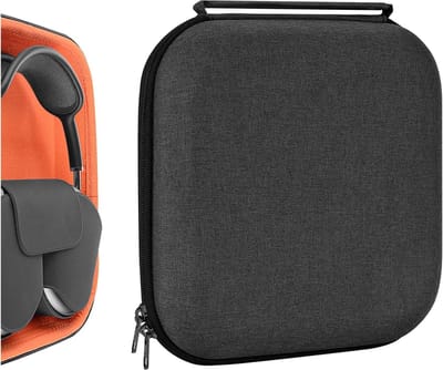 Hoofdtelefoonhoes voor AirPods Max - Harde schaalreistas met kabelopslag - Donkergrijs - Compatibel met Smart Case
