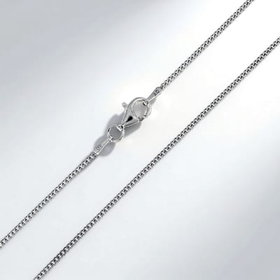Cavill - 925 Sterling Zilveren Pancerketting - 80 cm - 4,57 g - Minimalistische Elegante Zilveren Ketting - Dames en Heren