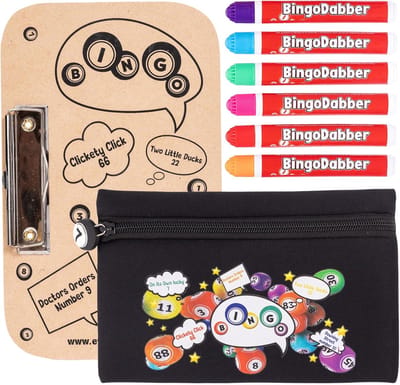 Bingo Dabber Set - Bingo Markers - Bingo Avond - Druppelvrije Inkt - 20ml - Zwart