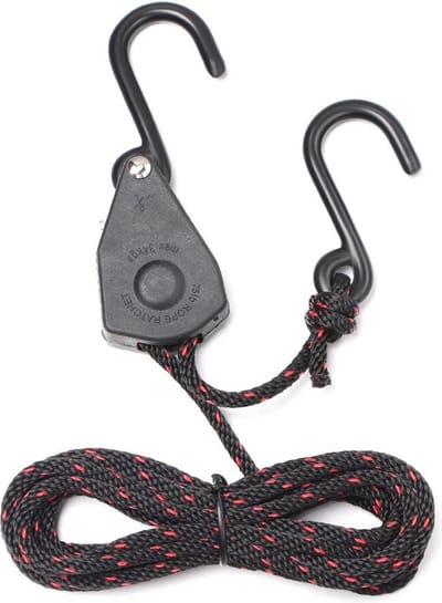Touwratel met S-haken - Spanratel - 34kg - Per stuk