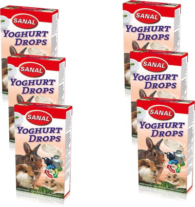 Sanal Yoghurt Drops - Knaagdiersnack - 6 x 45 g