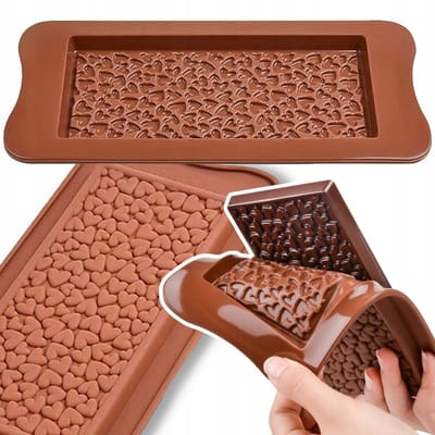 Siliconen Chocoladevorm Hartjes - Pralines & Valentijnsdag
