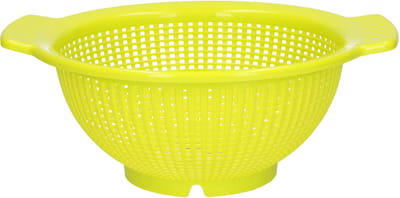 Plasticforte Keuken vergiet/zeef - kunststof - D23 x H10 cm - groen