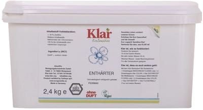 Waterontharder granulaat 2,4 kg parfumvrij voor wasmachine kalkverwijdering