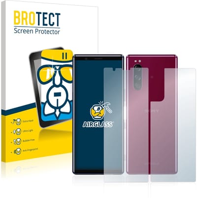 Screenprotector voor Sony Xperia 5 (Voor+Achter) Beschermglas transparant