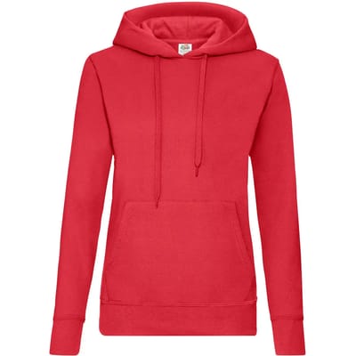 Dames Hoodie Fruit of the Loom Classic