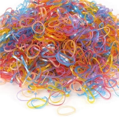 1000 STUKS - Kleine elastiekjes in diverse kleuren - Elastieken - Elastiek - Kantoor elastiekjes - Kantooraccessoires - Elastieken om post mee te binden - Verrekbare elastieken - Elastiek - Meerdere kleuren - Massa voordeel - Elastiek binden - Rubber