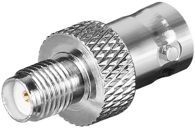 SMA (v) - BNC (v) adapter - 50 Ohm