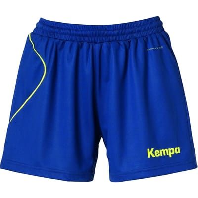 Kempa Curve Shorts Dames - Donkerblauw / Geel - maat XL