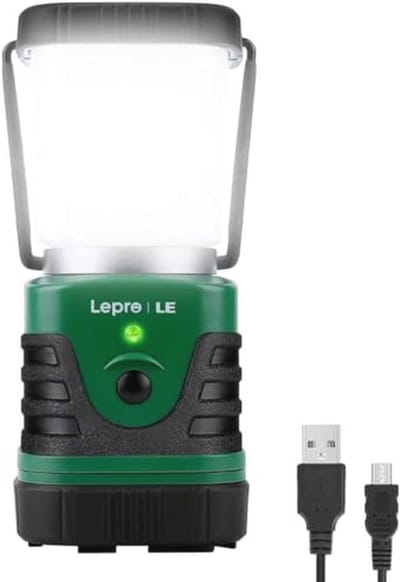 Camping Lantaarn - Noodlamp - Tent Lamp - Outdoor - LED Lamp - Buiten Lantaarn - Ophangbaar - Oplaadbaar - 1 stuks