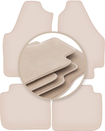 PREMIUM beige matten voor: Fiat Idea minivan 2003-2010