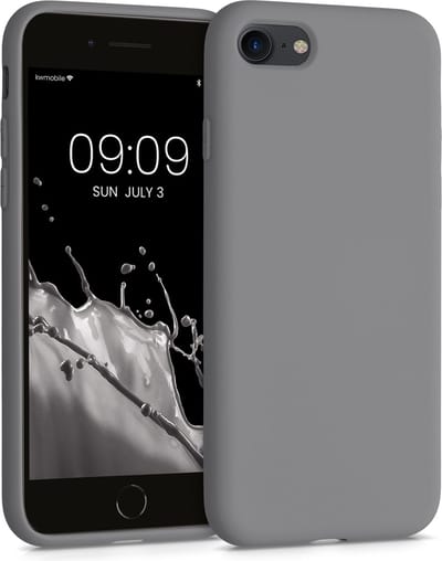 kwmobile telefoonhoesje geschikt voor Apple iPhone SE (2022) / SE (2020) / 8 / 7 - Hoesje voor smartphone - Back cover in steengrijs