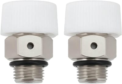 Cosensi - Dailygoods - Automatische Ontluchtingsklep - Koper - 1/4 Inch - Radiatoren en Verwarmingssystemen - 2 Stuks - Voor Luchtafgifte