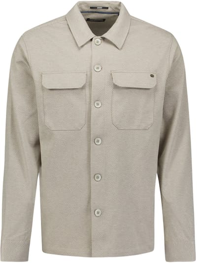 Melange Twill Overshirt