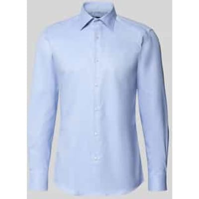 slim fit zakelijk overhemd van puur katoen model 'H-HANK-K'