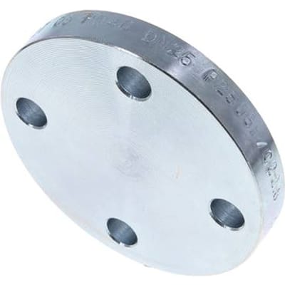 Blindflens DN100-PN40 Verzinkt Staal DIN 2527 En EN 1092-1 (Type 05)